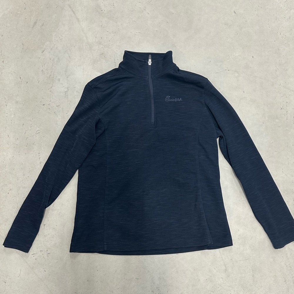 Chick fil a Quarter-Zip Pullover and hat bundle